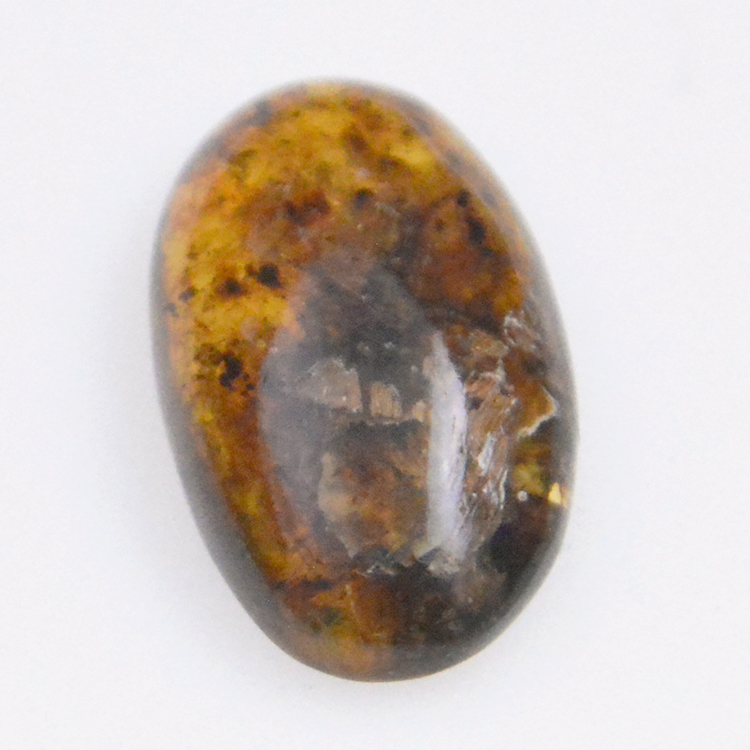 4.1ct Amber with cabochon insect