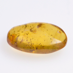 6.30ct Amber with cabochon insect