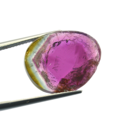 8,89ct Pastèque Tourmaline Tranche