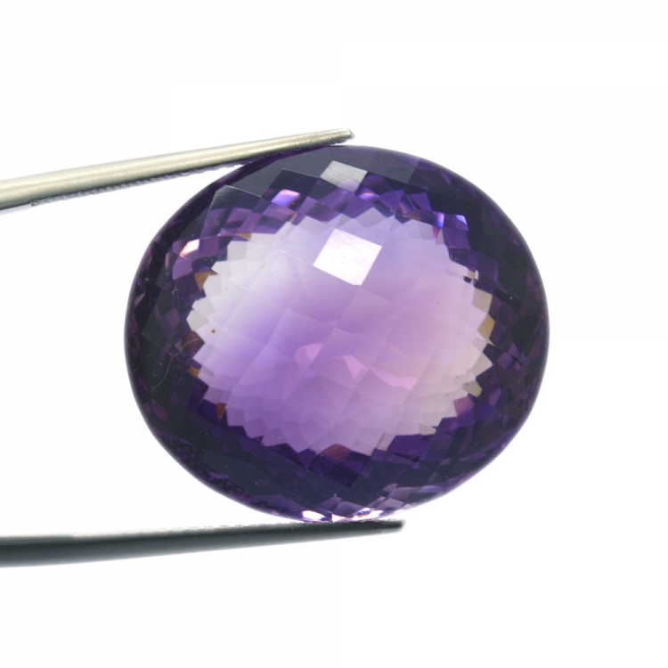 36.00ct Amethyst Oval Cut 23.58x19.25mm