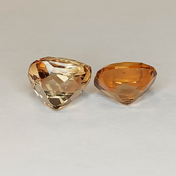 10.68ct Champagne Topaz Cushion Cut 9.72x7.43mm