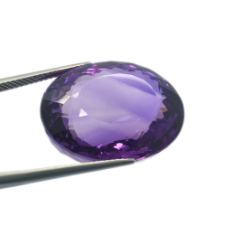 36.00ct Amethyst Oval Cut 23.58x19.25mm