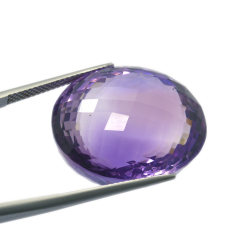 46.92ct Amethyst Oval Cut 23.58x23.95mm