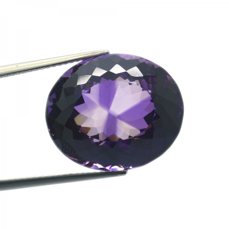 29.58ct Amethyst Oval Cut 20.18x17.36mm