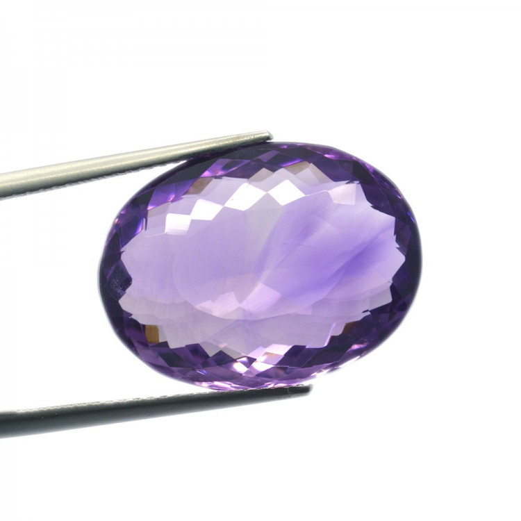 26.55ct Amethyst Oval Cut 19.61x16.62mm