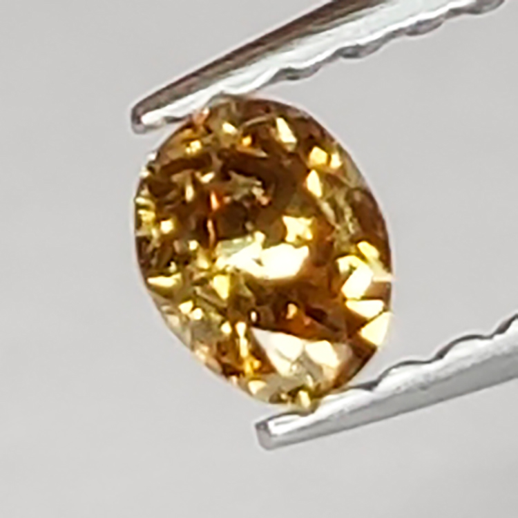 0.21ct Brown Diamond Oval Cut 3.79 x 3.06MM