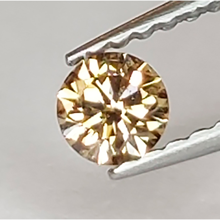 0,19ct Diamante Brown Talla Redonda 3,12x2,25mm