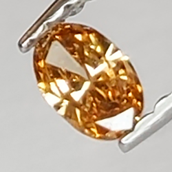 0,14ct Diamante Brown Talla Oval 4,33 x 2,79mm