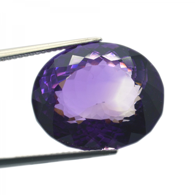 28.12ct Amethyst Oval Cut 20.42x17.07mm