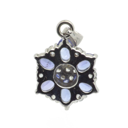 Tanzanite & 925 Sterling Silver Pendant