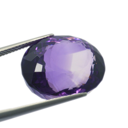 24.12ct Amethyst Oval Cut 19.68x16.36mm