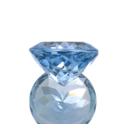 10,00 ct. Blue Topaz Round Cut