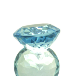 13,01 ct. Blue Topaz Round Cut