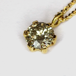 Pendentif diamant avec chaîne en or 0.20 ct