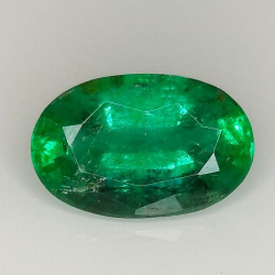 2.59ct Emerald oval cut 10.84x7.02mm