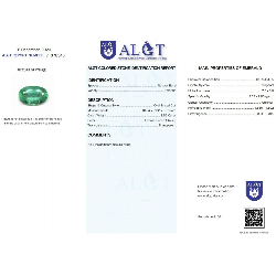 2,59 ct Smaragd im Ovalschliff 10,84 x 7,02 mm