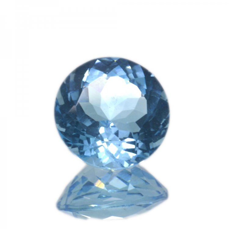 9,44 ct. Blue Topaz Round Cut