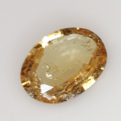 10.46ct. Grenat Hessonite Taille Ovale 17.31x12.80mm