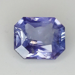 1.19ct Saphir taille radiant 6.62x5.56mm