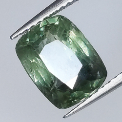 3,81ct Zafiro talla cojín 9,74x7,47mm