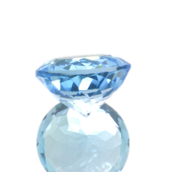 10,12 ct. Blue Topaz Round Cut