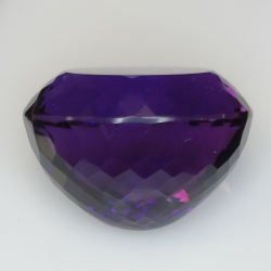 58.66ct Amethyst oval cut 24.87x21.48mm