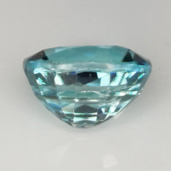 5.21ct Blue Zircon Oval Cut 9.74x8.01mm