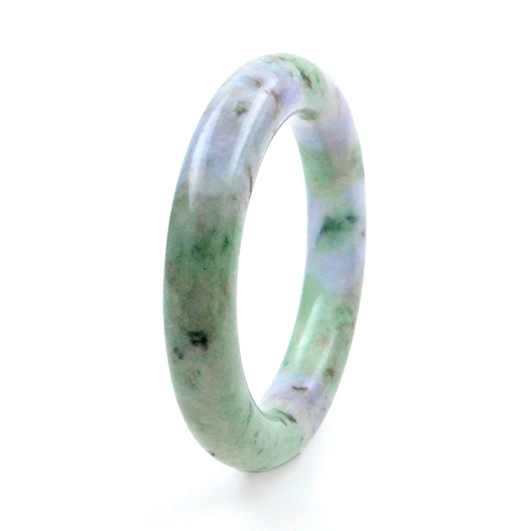 Giada Giadeite Bracciale bicolore verde e viola