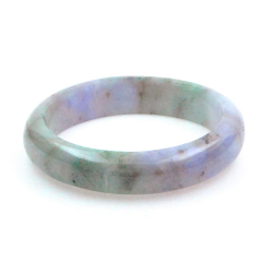 Jade Jadeite Bracelet bicolore vert et violet