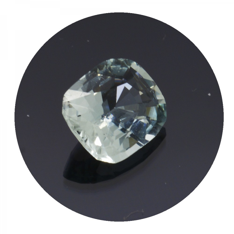 1,43 ct Aquamarin Kissen Schnitt