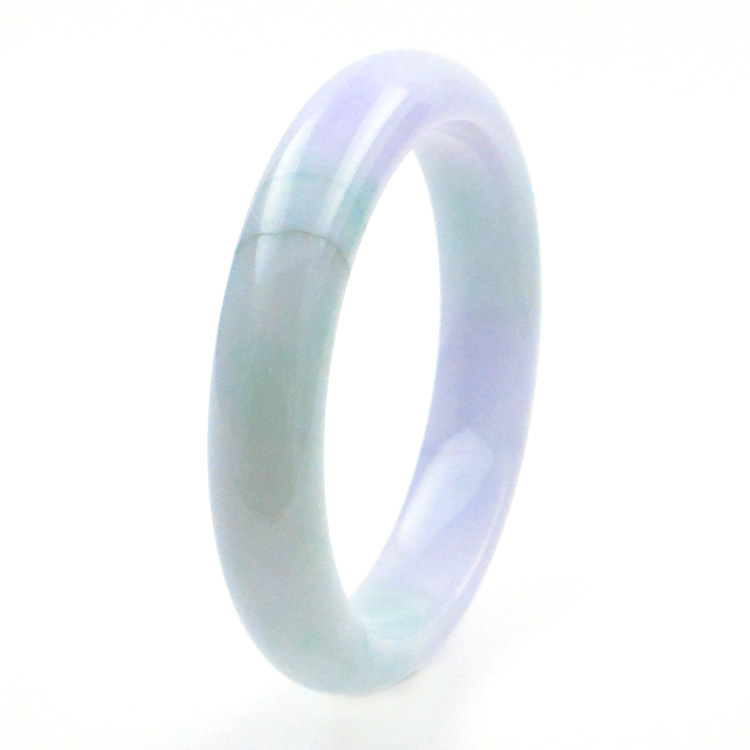 Giada Giadeite Bracciale bicolore verde e viola