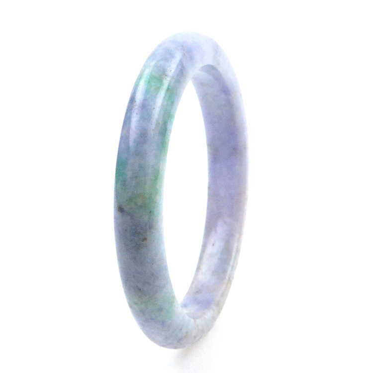 Jade Jadeite bracelet bicolour green and purple