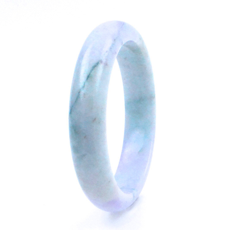 Jade Jadeite Bracelet bicolore vert et violet