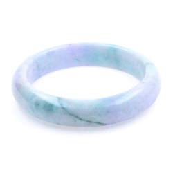 Jade Jadeite bracelet bicolour green and purple