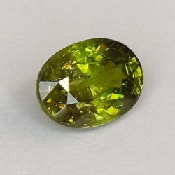 1,65 ct Demantoid-Granat im Ovalschliff, 7,99 x 5,78 mm