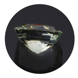 2,26 ct.  Aquamarin Kissen Schnitt