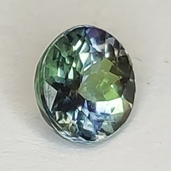 1,18 ct Tansanit im Rundschliff 6,4 x 4,13 mm