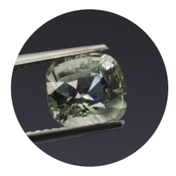 2,11 ct Aquamarin Kissen Schnitt