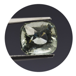 2,11 ct. Acquamarina in Faccettato Cuscino