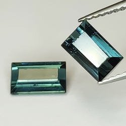 2.03ct Tourmaline Baguette Cut 7.38x4.44mm