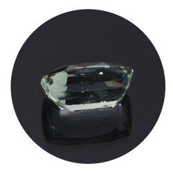 2,54 ct. Aquamarine Cushion Cut