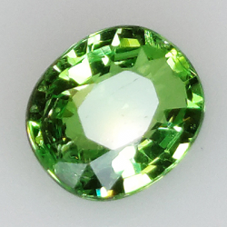 1.74ct Green Tsavorite oval cut 8.00x6.78mm