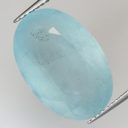 11,67 ct Aquamarin im Ovalschliff 17,88 x 11,82 mm