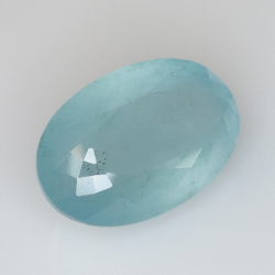 11,67 ct Aquamarin im Ovalschliff 17,88 x 11,82 mm