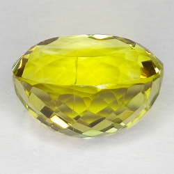 21,34 ct Zitronenquarz im Ovalschliff 17,81 x 15,44 mm