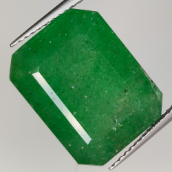 14,24ct Quarzo verde taglio smeraldo 16,98x13,92 mm