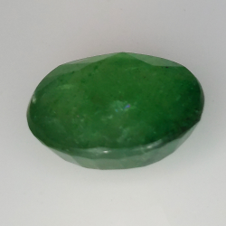 12.02ct Cuarzo verde talla oval 16,32x13,70mm