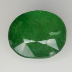 12.02ct Cuarzo verde talla oval 16,32x13,70mm