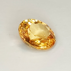 3,03 ct Hessonit-Granat im Ovalschliff 9,48 x 8,58 mm