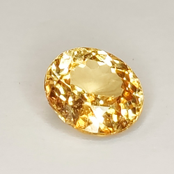 3,03 ct Hessonit-Granat im Ovalschliff 9,48 x 8,58 mm